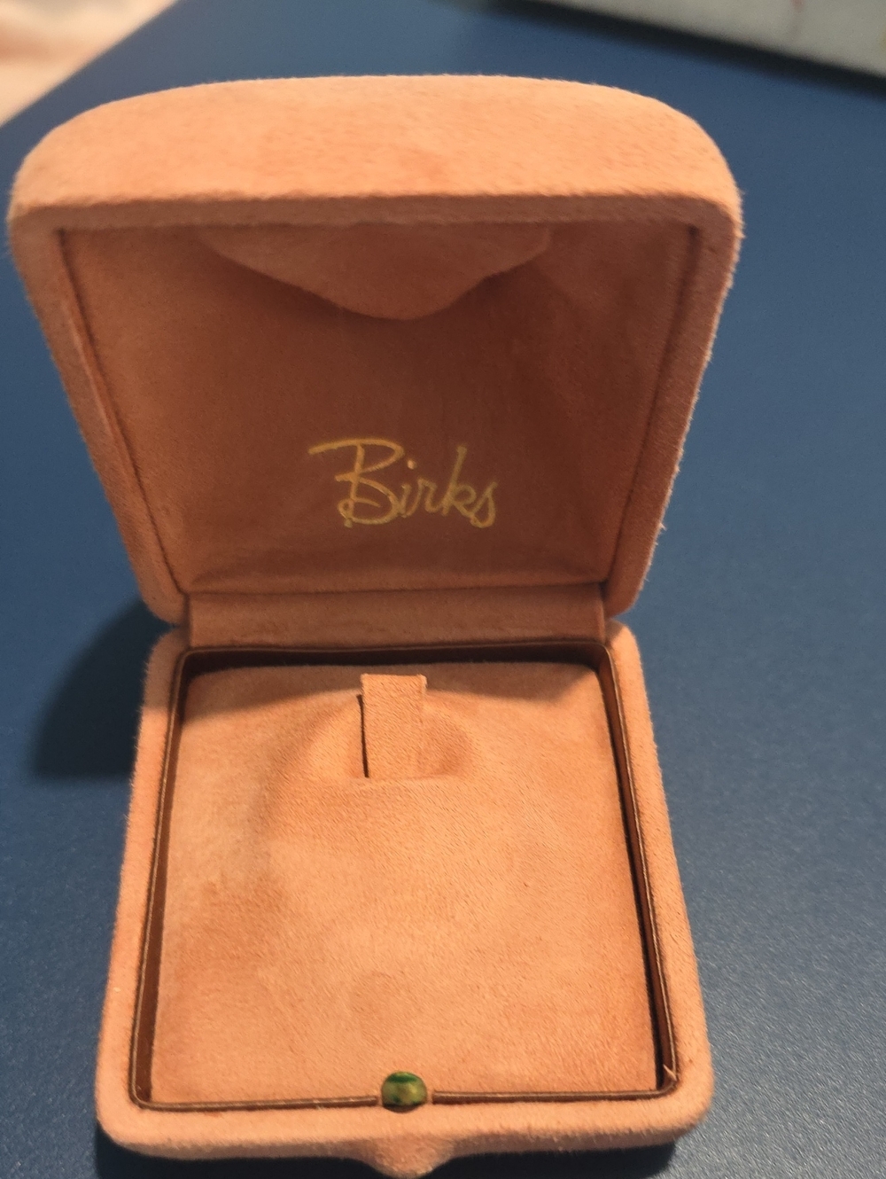 Dusty Pink Suede Jewelry Box - Pink